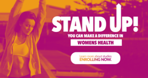 Stand up! You can make a difference in women's healthcare
