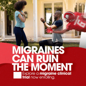 Migraines can ruin the moment
